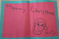 昨年贈ってくれたクリスマスカードです。.jpg
